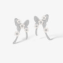 Pearl Butterfly Earrings