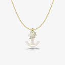Sparkle Anchor Necklace
