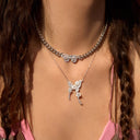 Pearl Butterfly Necklace
