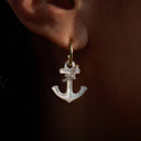 Sparkle Anchor Earrings