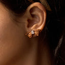Leaf Butterfly Earrings
