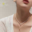 Smiley Pearl Choker