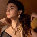 White Oak Butterfly Earrings