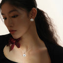 Pearl Orchid Studs