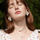 Iris Blossom Earrings/Clips