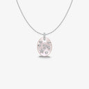 Starlight Round Pendant Necklace
