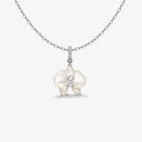 Pearl Orchid Necklace