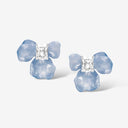 Iris Blossom Earrings (Blue)