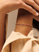 Red String Bracelet - 14K Gold Diamond