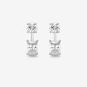 Floating Mixed-Cut Earrings