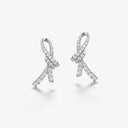 Ribbon Letter Earrings