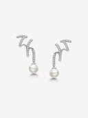 Twirl Ribbon Bead Earrings