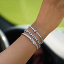 Shiny Bezel-Set Tennis Bracelet