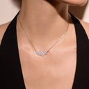 Glitter Feather Necklace