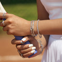 Heart Tennis Bracelet