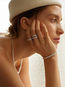 Lace Ruffle Layered Ring
