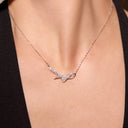 Ribbon Letter Necklace