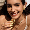 Green Apple Earrings