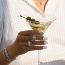 Crystal Trio Ring