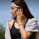 Buckle Chain Layered Ring