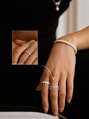 Lace Ruffle Layered Ring