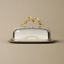 Twisted Fork Butter Dish