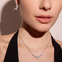 Ribbon Letter Necklace