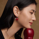 幸运苹果耳环