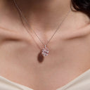 Starlight Round Pendant Necklace
