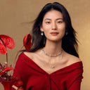 星光马蹄扣长项链