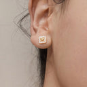 Smiley Diamond Studs