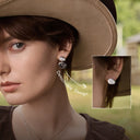 幸运豆DIY双层耳环