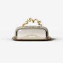 Twisted Fork Butter Dish