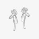 Rose Ribbon Earrings